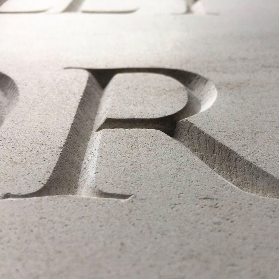Two Day Roman Capital Lettering Carving Skills at Burngate Stone Carving Centre