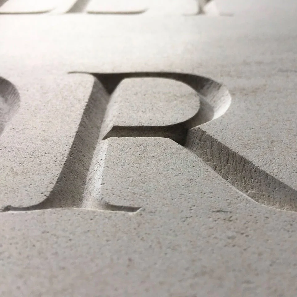 Two Day Roman Capital Lettering Carving Skills at Burngate Stone Carving Centre
