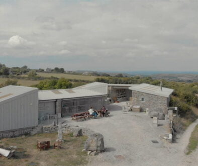 Aerial view of Burngate Purbeck Stone Centre